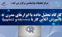 برگزاری وبینار سه‌روزه تحلیل داده با R در مرکز تحقیقات توانبخشی